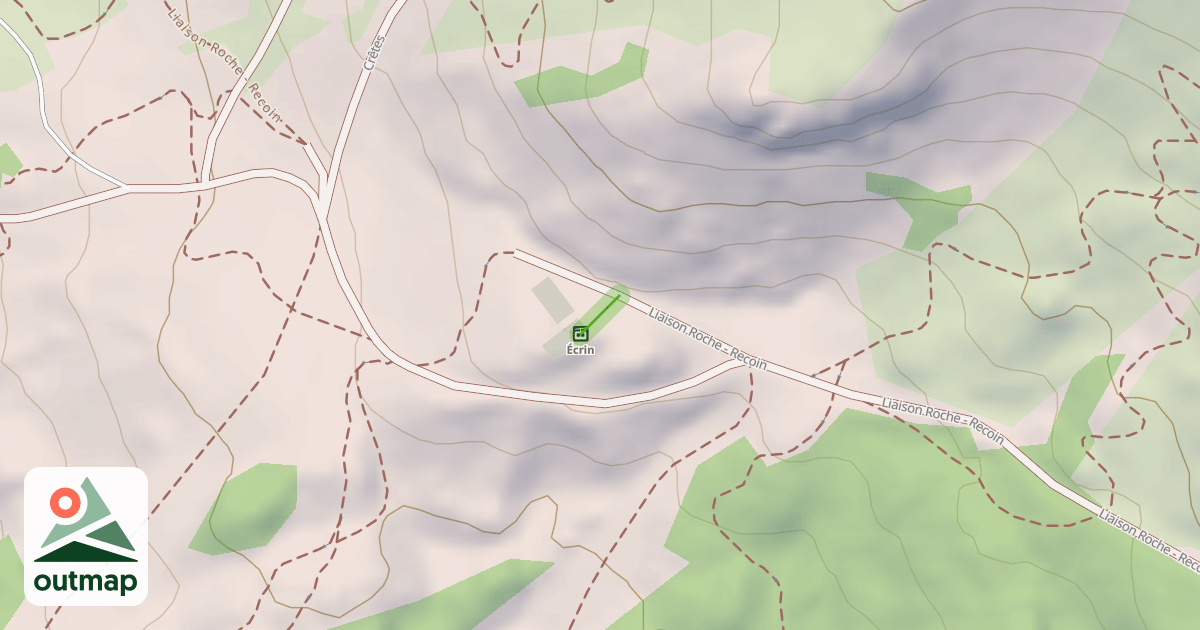 Map of Liason Roche - Recoin
