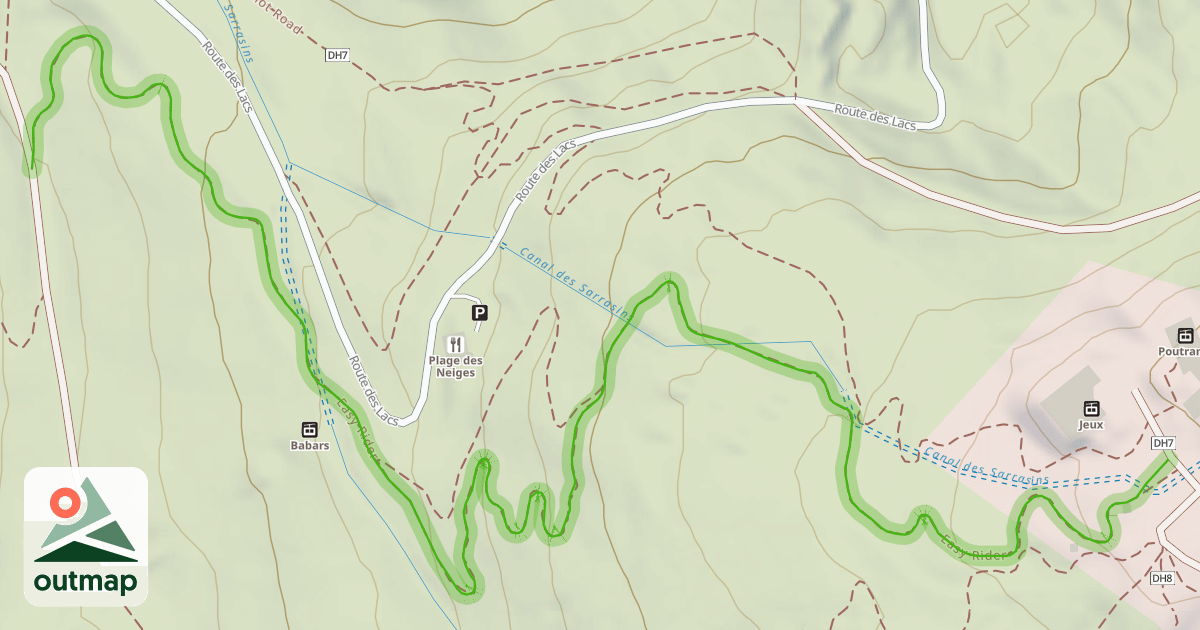 Map of Easy Rider