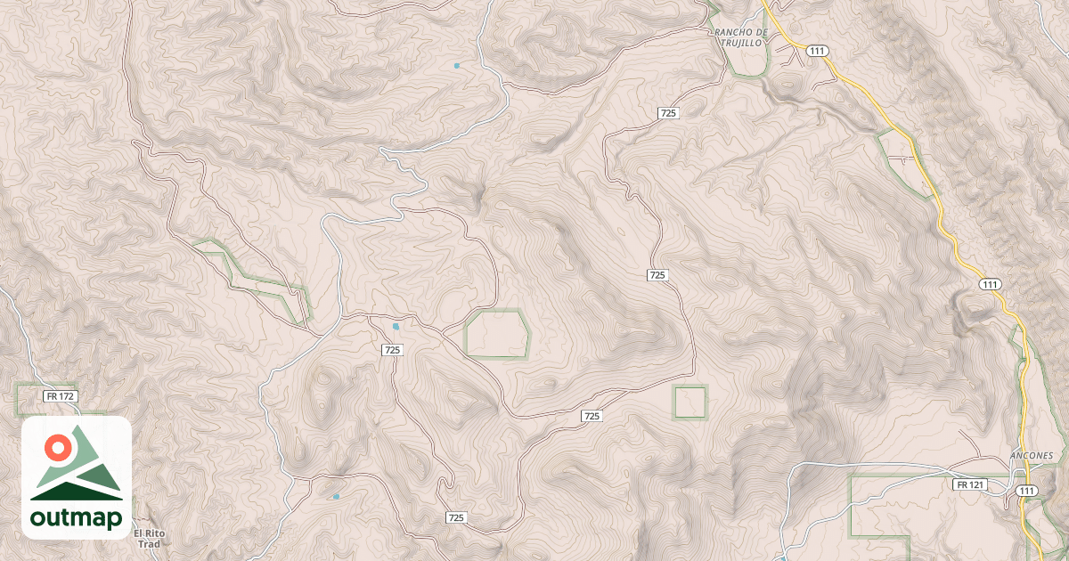 Map of LA MADERA