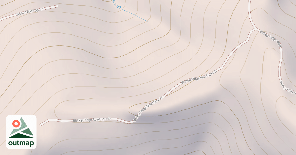 Map of BISHOP RIDGE