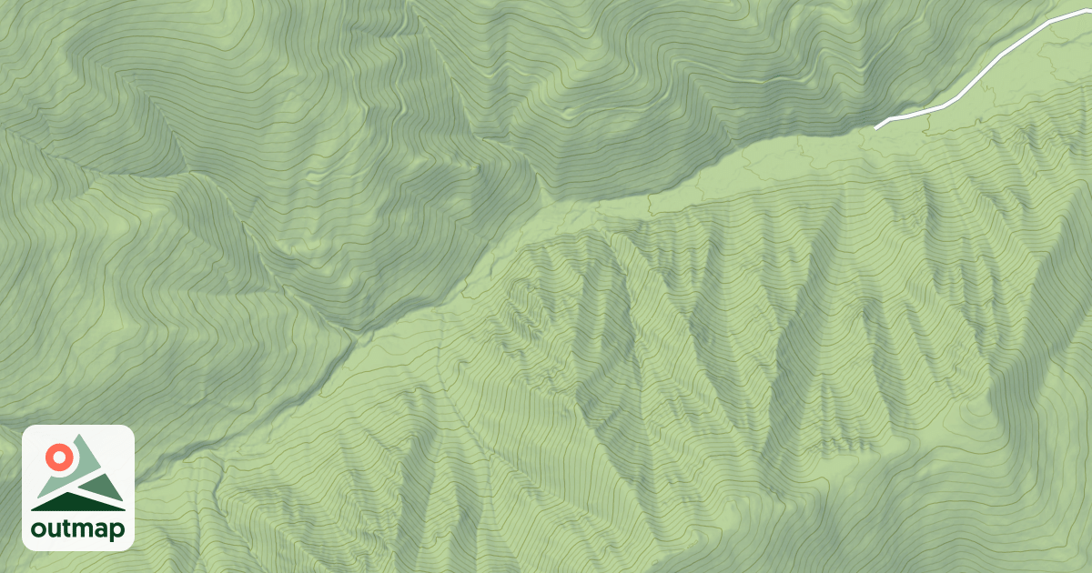 Map of Evans Gulch