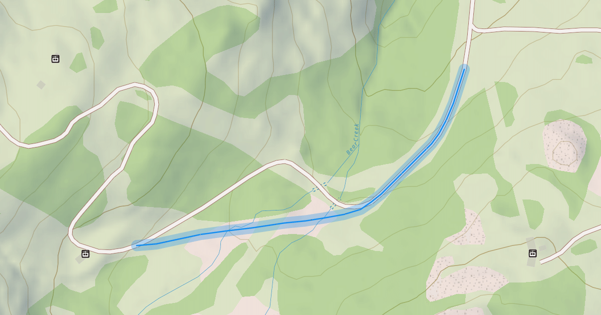 Map preview of Loop Road