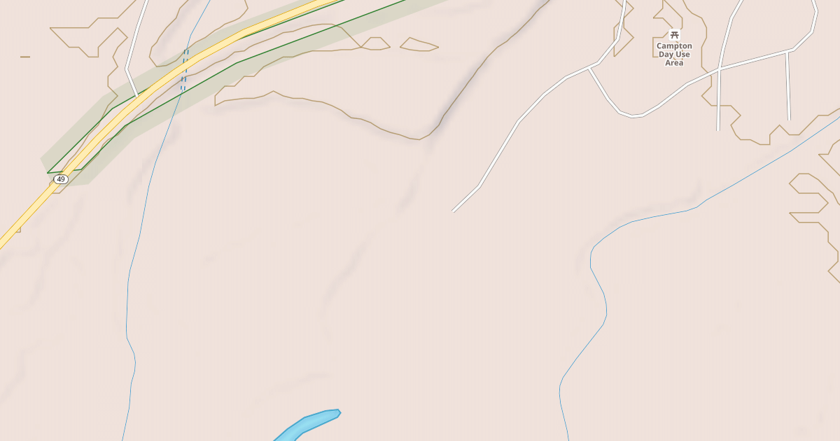 Map preview of CAMPTON RECREATION AREA SPUR A