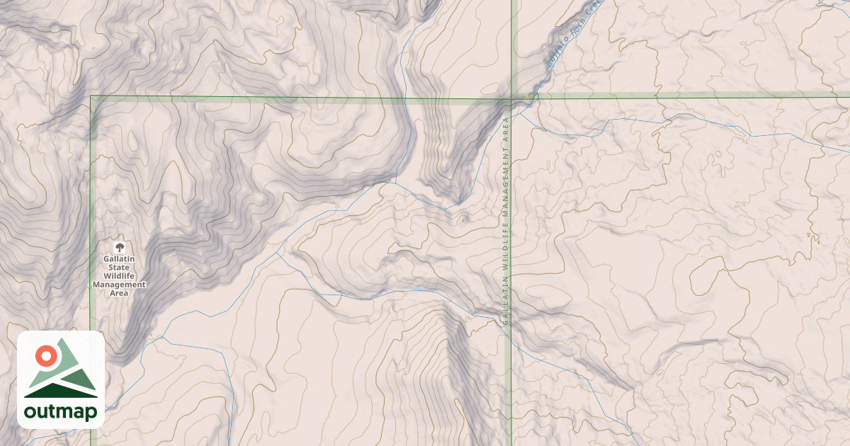 Map of Buffalo Horn