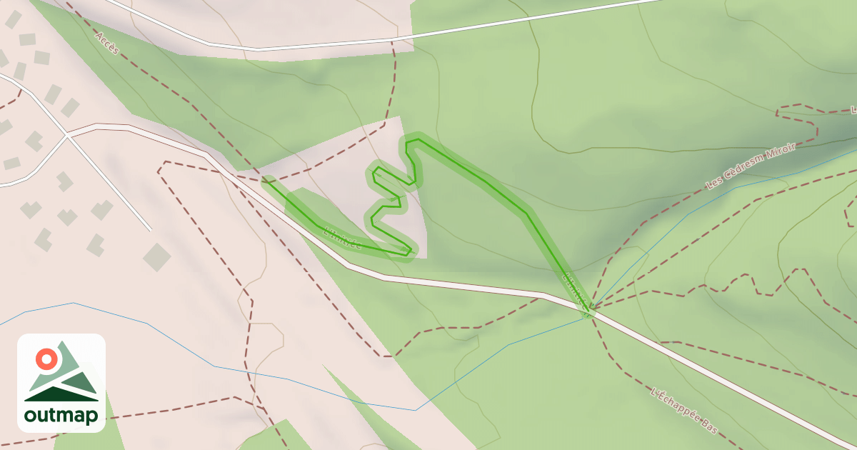 Map of L'Initiée
