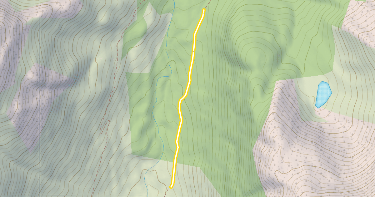 Map preview of Indian Creek Pass Trail