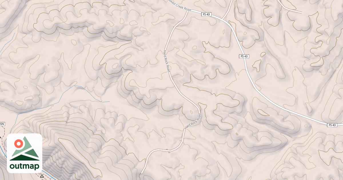Map of HARD ROCK