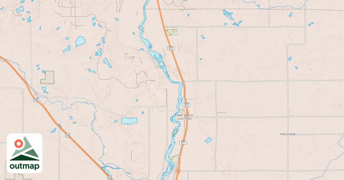 Map of Fort Ripley Trails