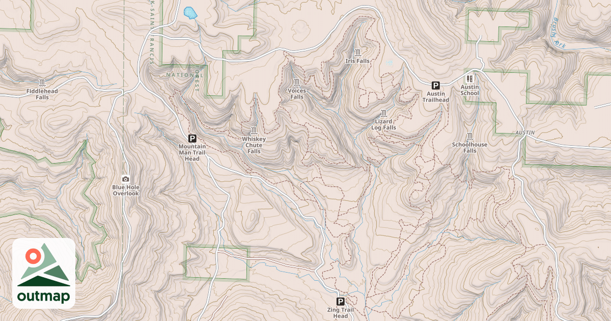 Map of BROCK CREEK #23