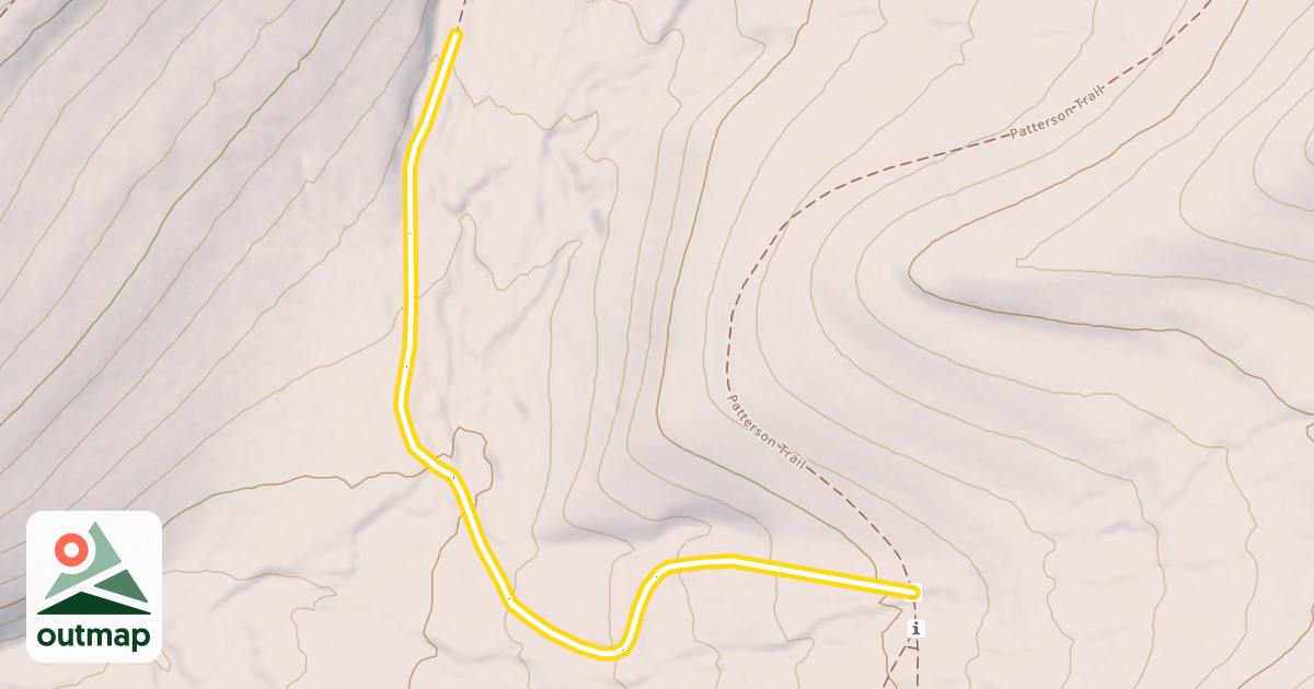 Map of Snowsnake Run