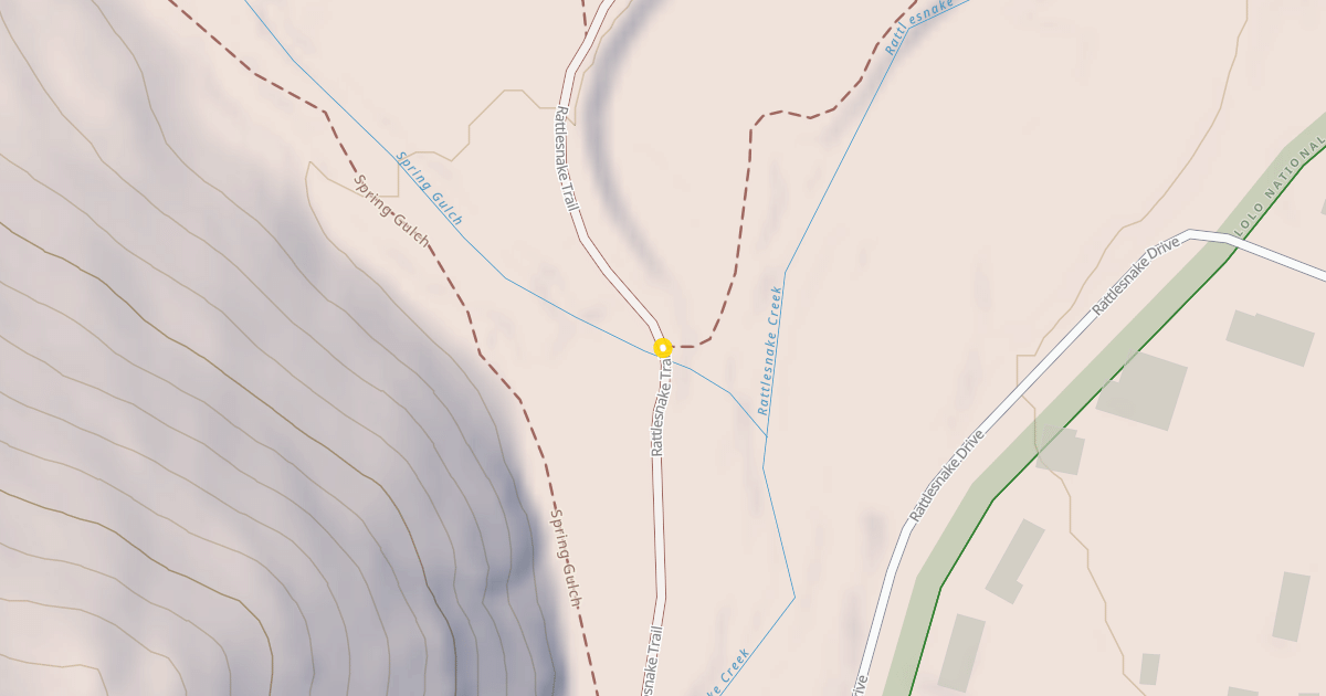 Map preview of Rattlesnake Trail