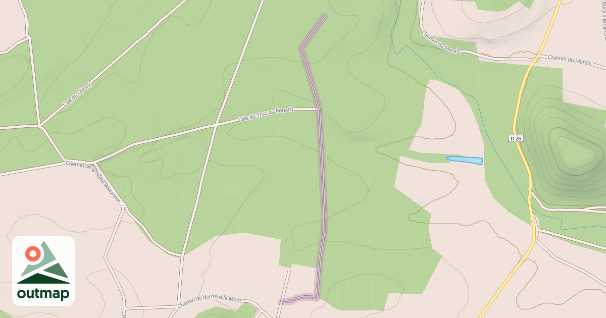 Map of Laie du Trou au Renard