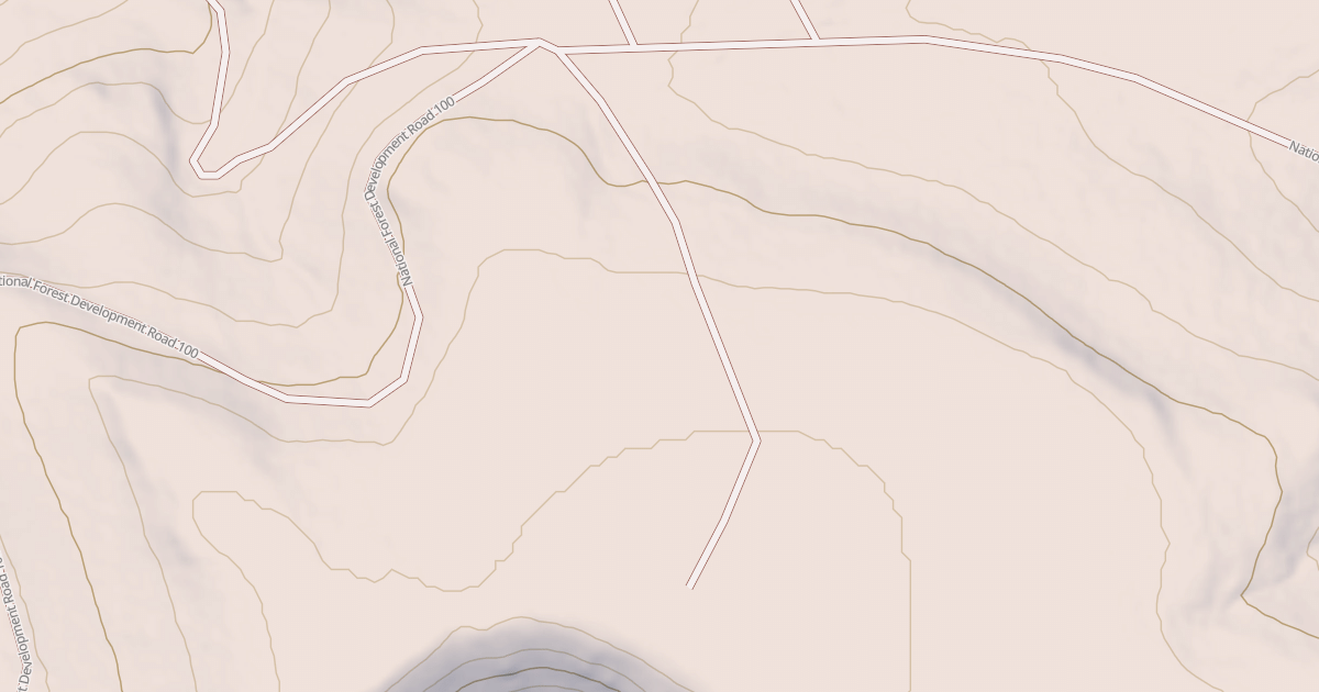 Map preview of USFS Motor Vehicle Use Map Trails 18214