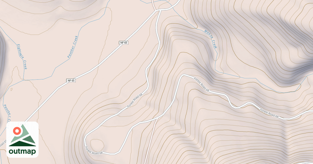 Map of CEDAR CRK