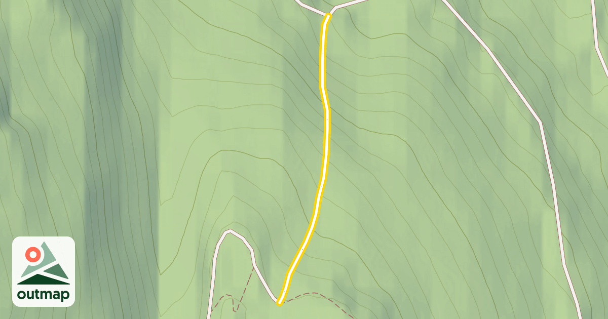 Map of Brandywine Snowmobile Trail