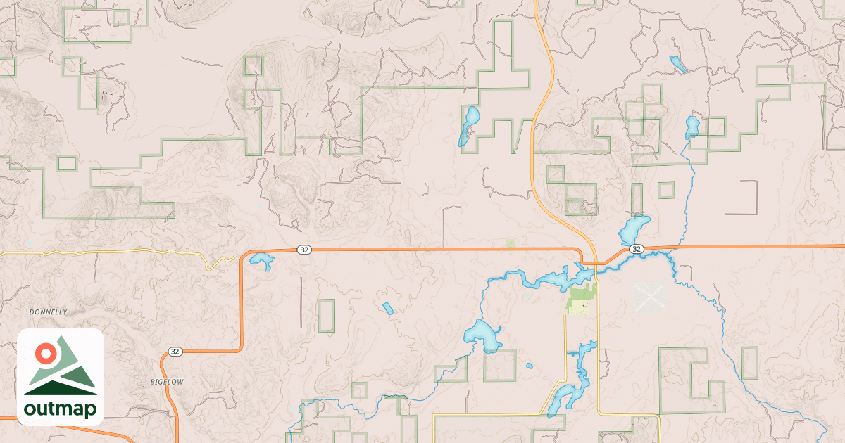 Map of Atlanta To Hunt Creek Mccct