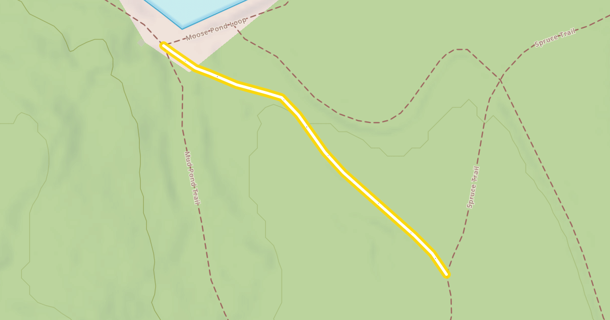 Map preview of Moose Pond Trail