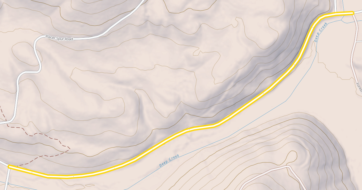 Map preview of Forest Road 6101