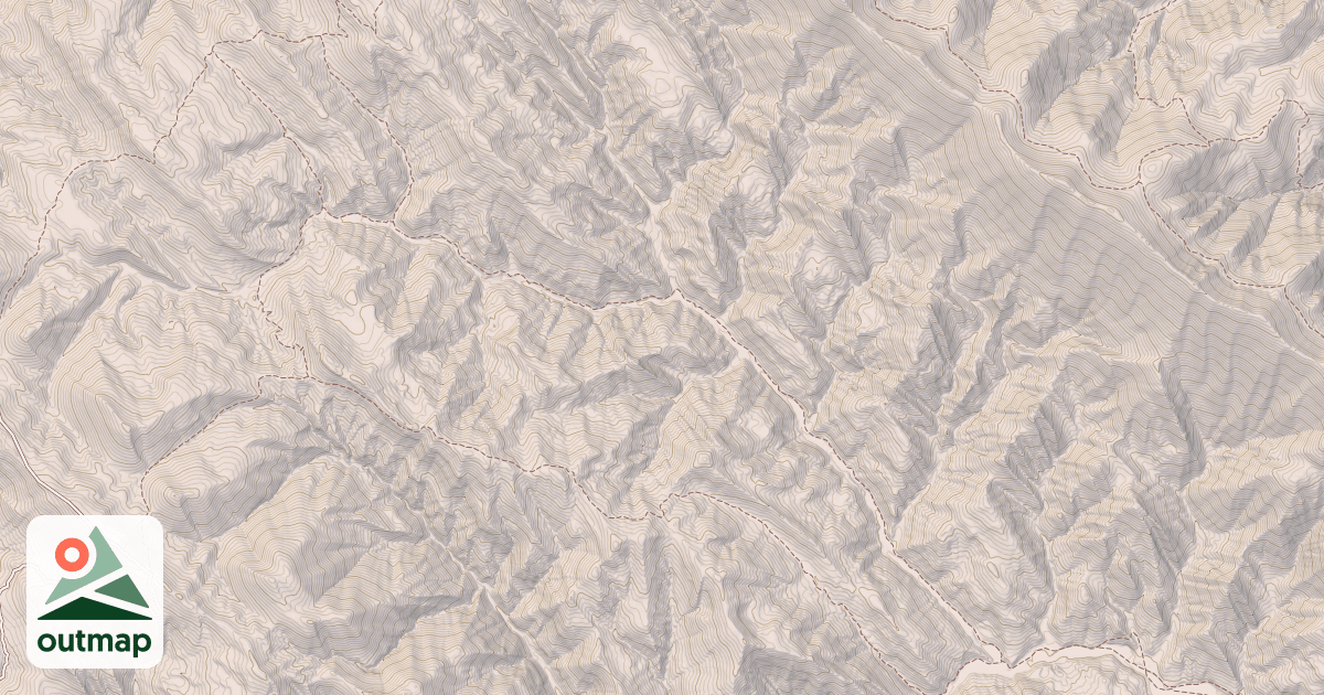 Map of North Fork Bear Creek