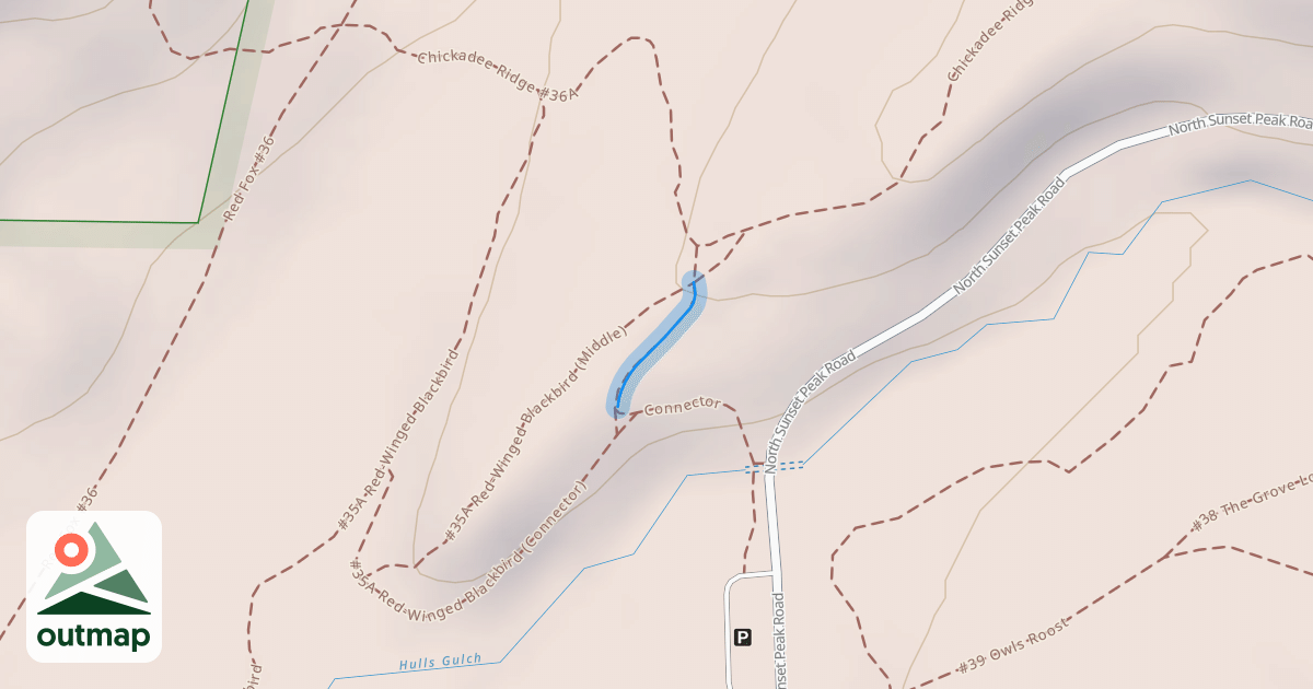 Map of Chickadee Ridge #36A