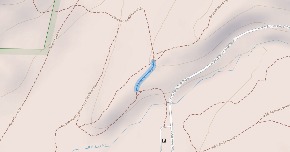 Map preview of Chickadee Ridge #36A
