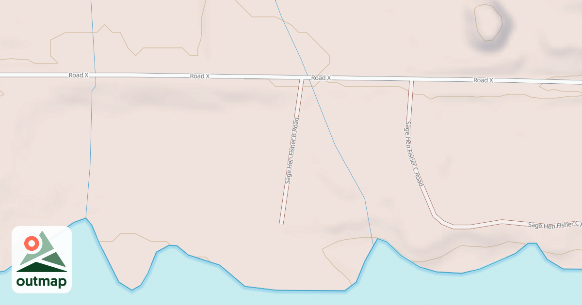 Map of SAGE HEN FISHER B