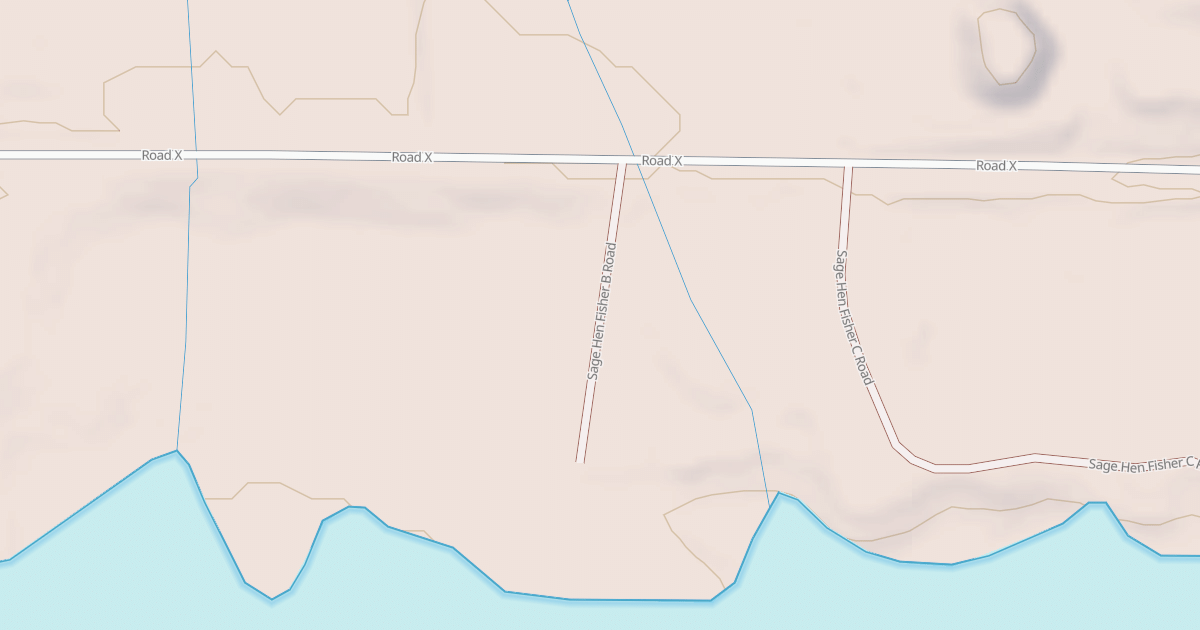 Map preview of SAGE HEN FISHER B