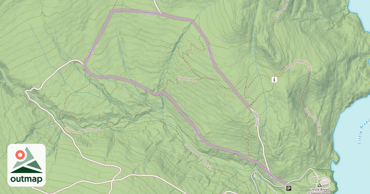 Map of Dalley Loop