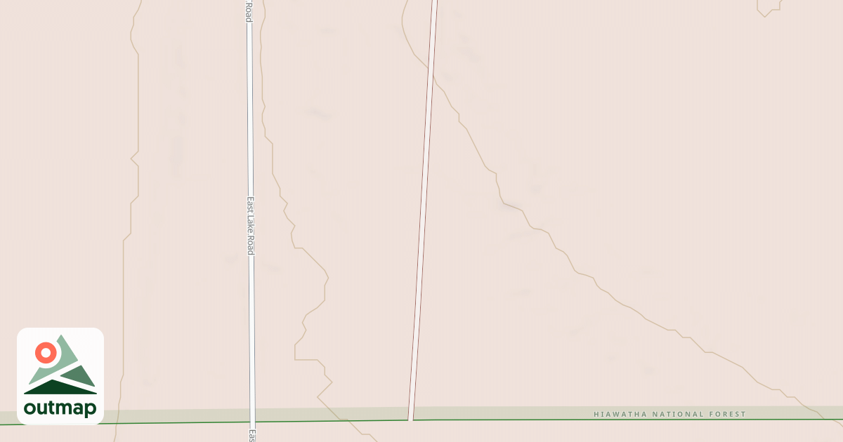 Map of EAST LAKE SPUR J
