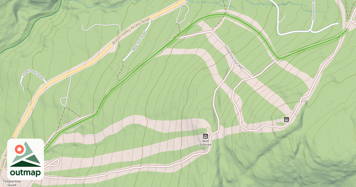Map of Timberline Run