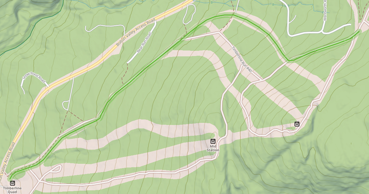 Map preview of Timberline Run