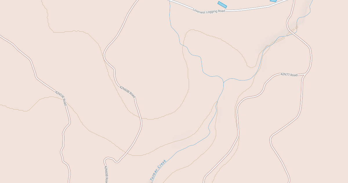 Map preview of LOVENESS SPUR