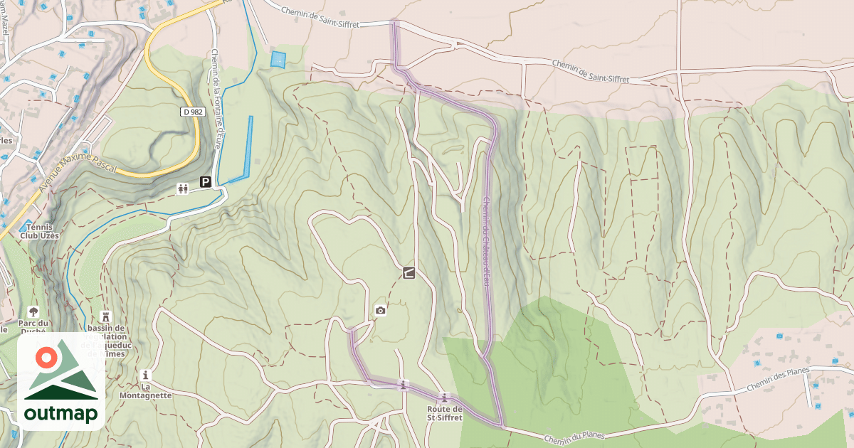 Map of Chemin du Château d'Eau
