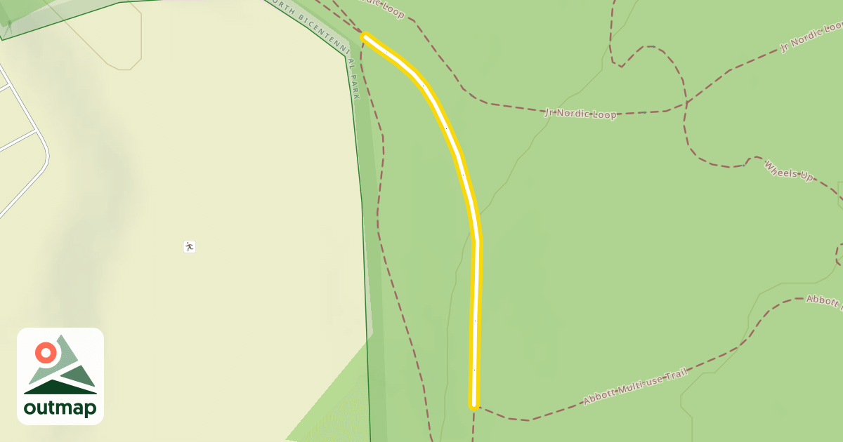 Map of Abbott Multi-use Trail
