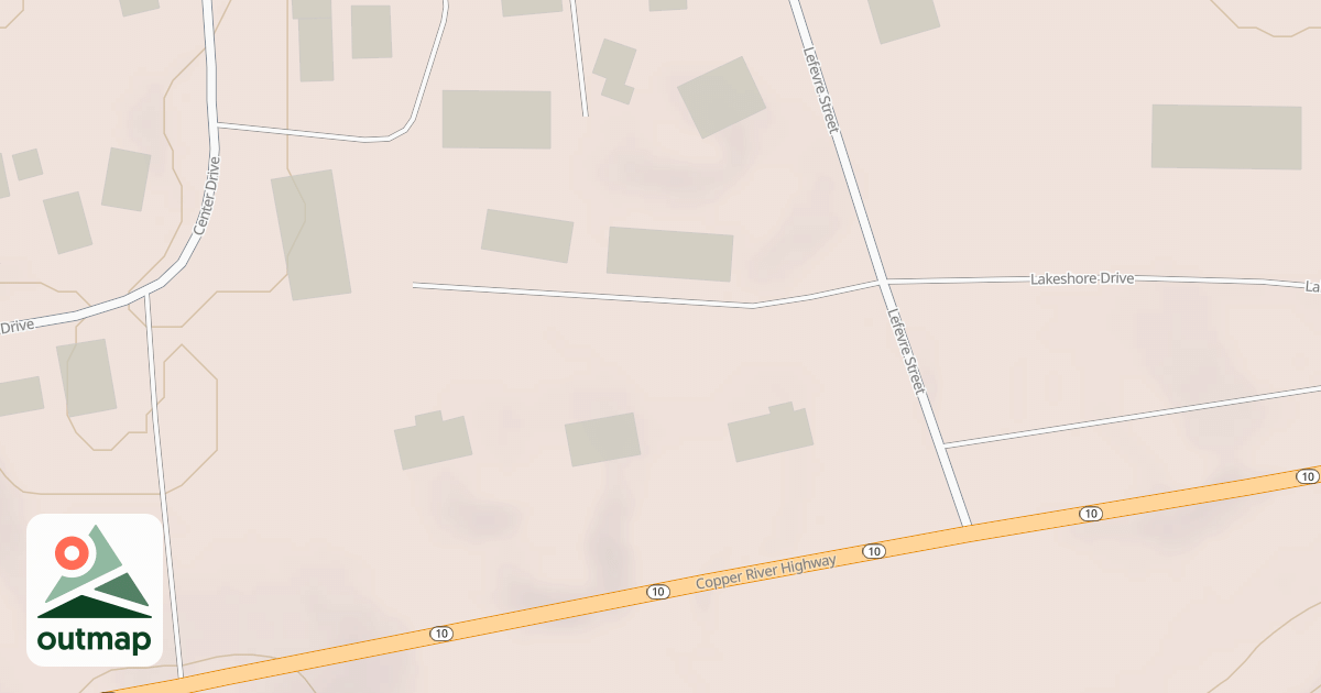 Map of CORDOVA WC BUNKHOUSE RD