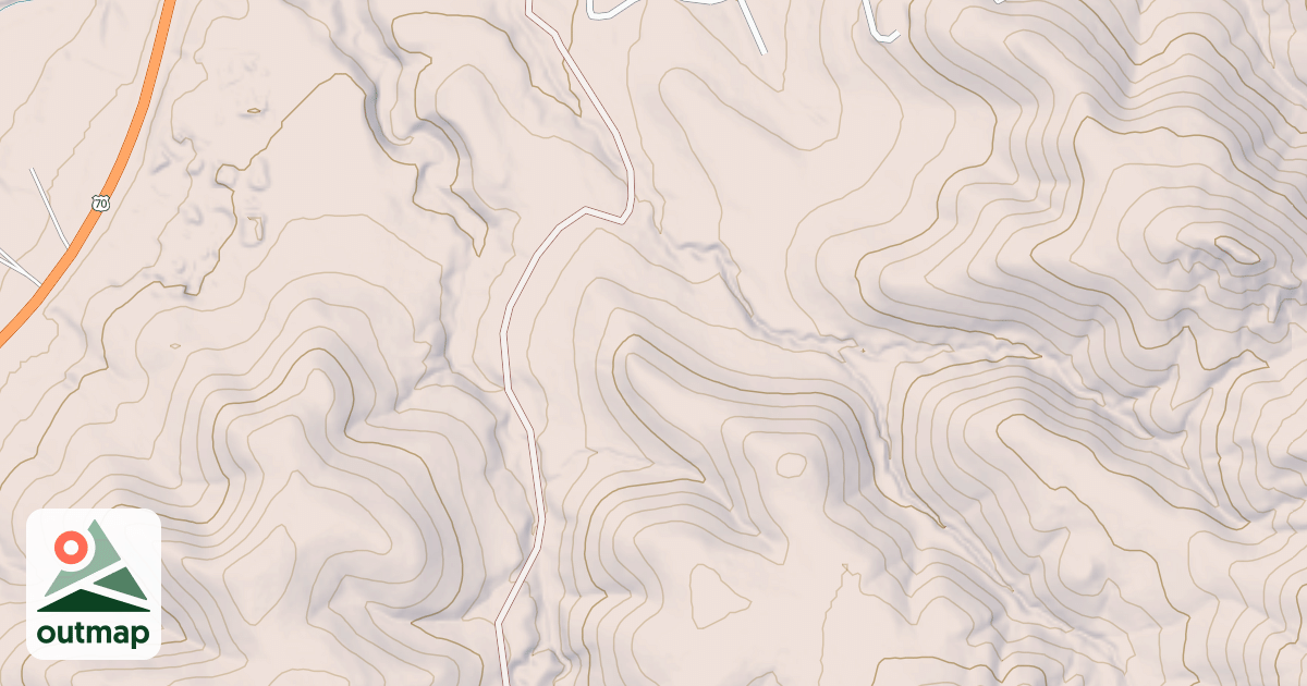 Map of USFS National Forest System Roads {CBBEEA00-6789-48ED-9C03-DAF6A3502D9A}