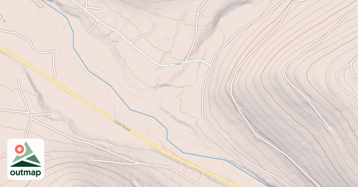 Map of KINZUA CREEK
