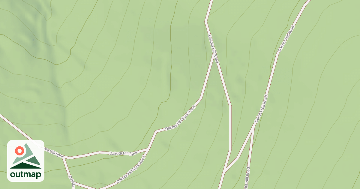 Map of DAKOTA HILL SPUR