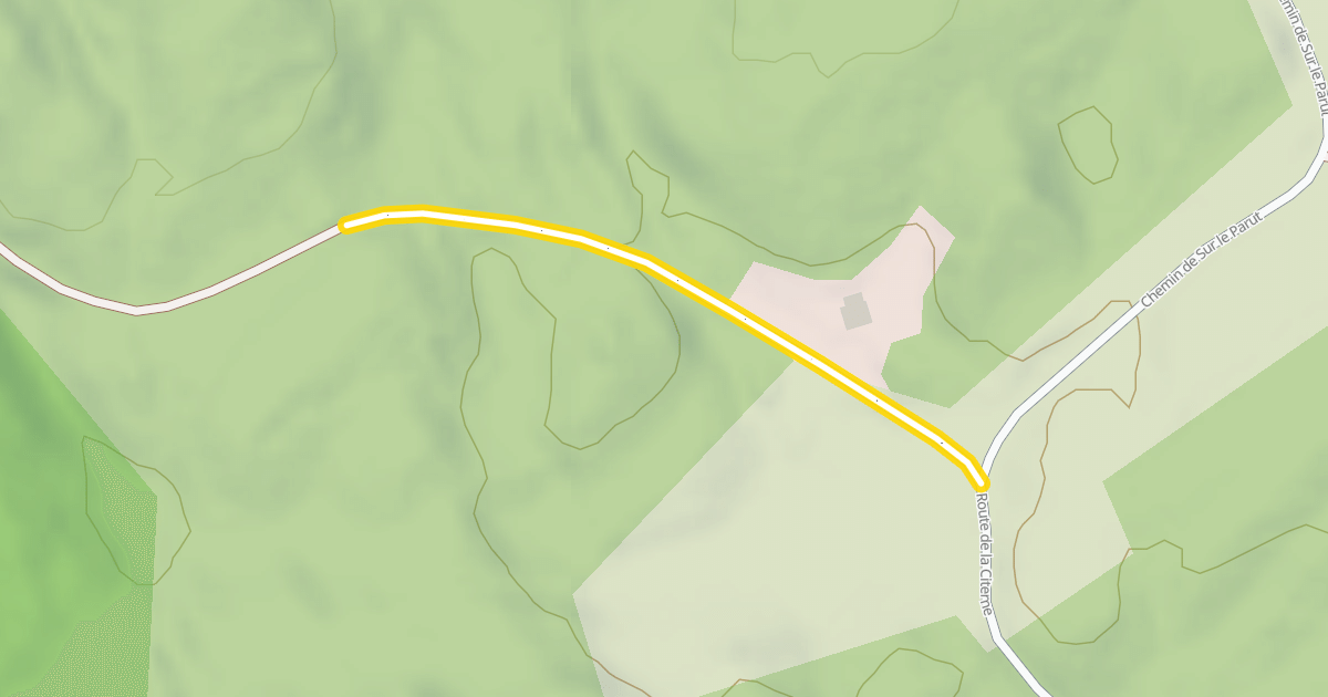 Map preview of Route de la Citerne