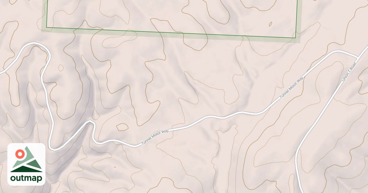 Map of TUNNEL MTR. WY.