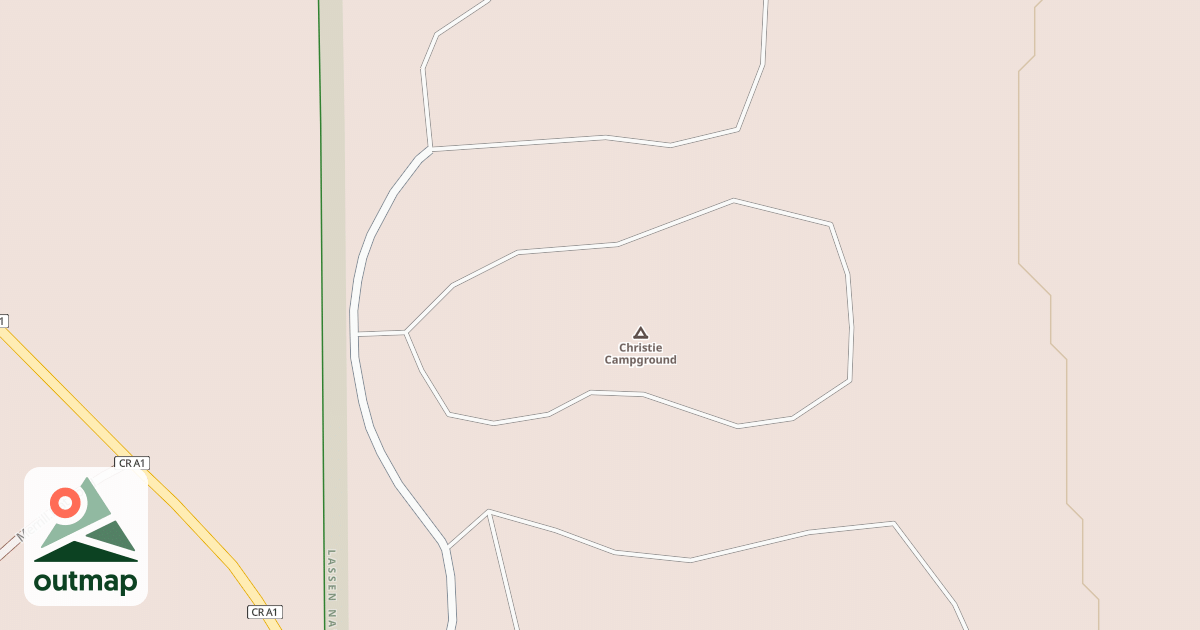 Map of CHRISTIE CG MIDDLE