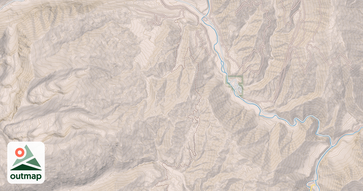 Map of Cow Creek