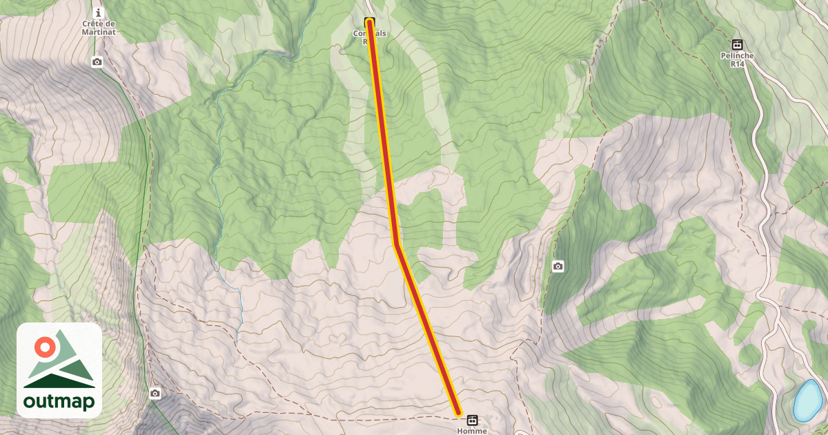 Map of Combals R15