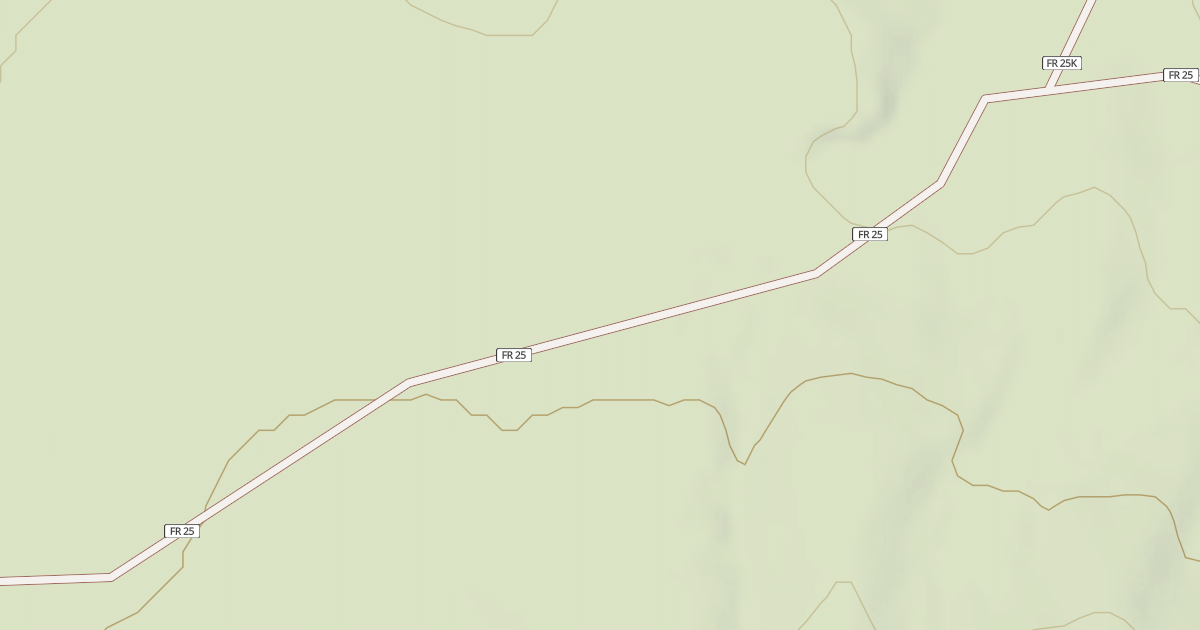 Map preview of USFS Motor Vehicle Use Map Roads {A8CFB4A2-FEAE-4CEC-A650-F87407DDEC7C}