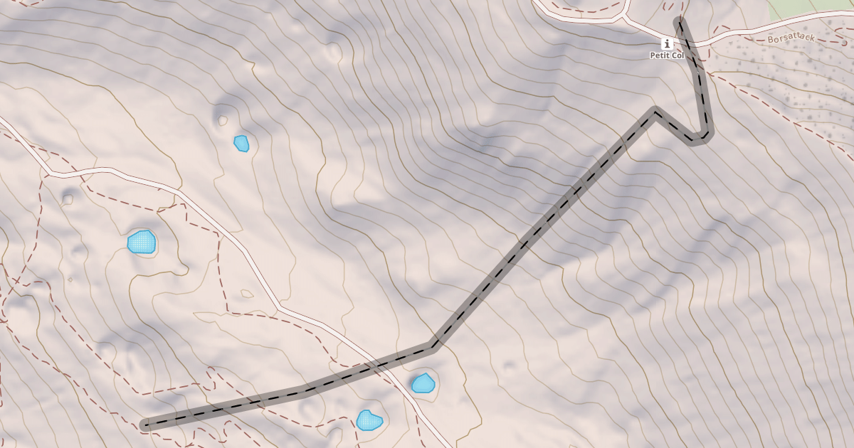 Map preview of Envers de Campanules