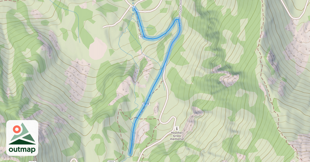 Map of Middle Chip's Run