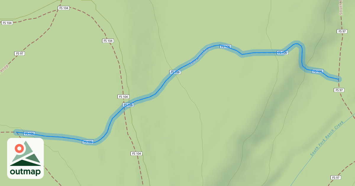 Map of Idlewild Trail