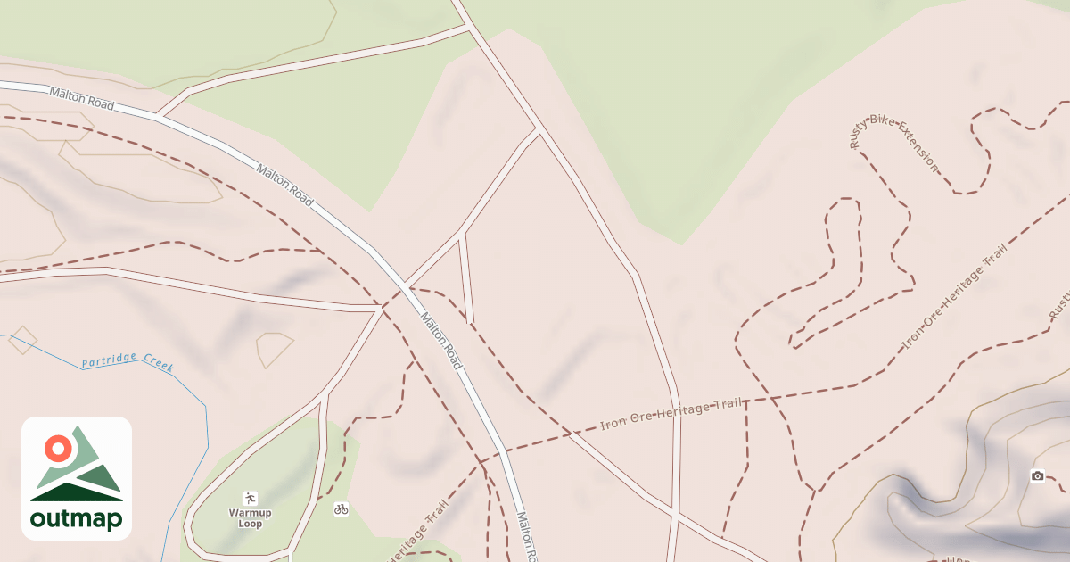 Map of Ishpeming To Republic Route