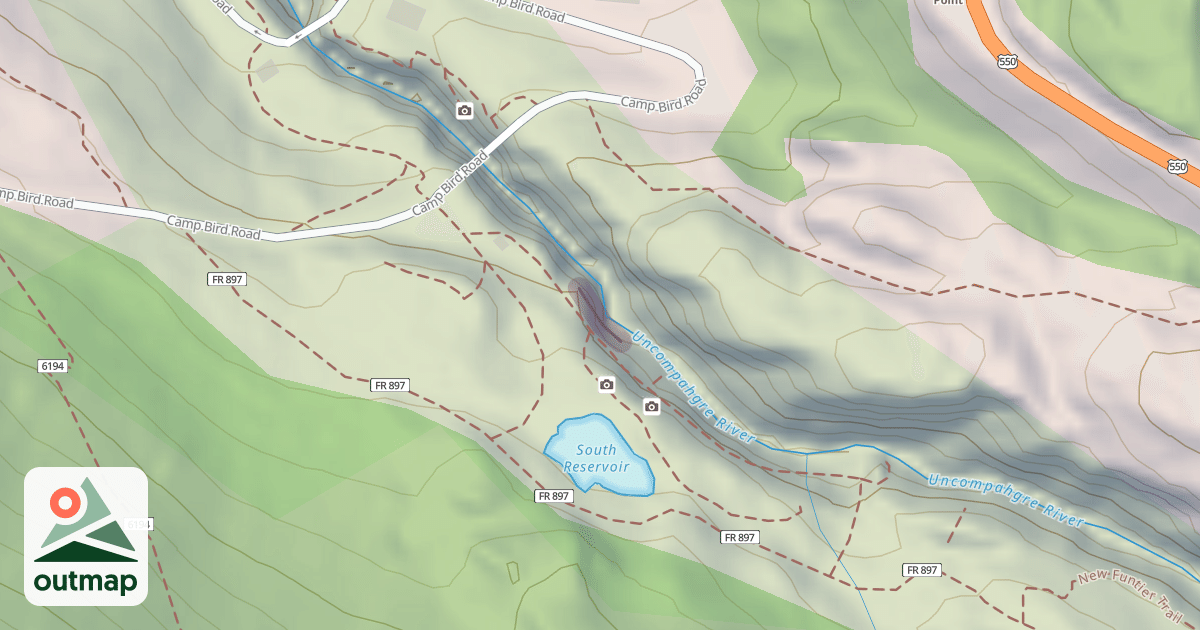 Map of Trestle and Mixed Alcove