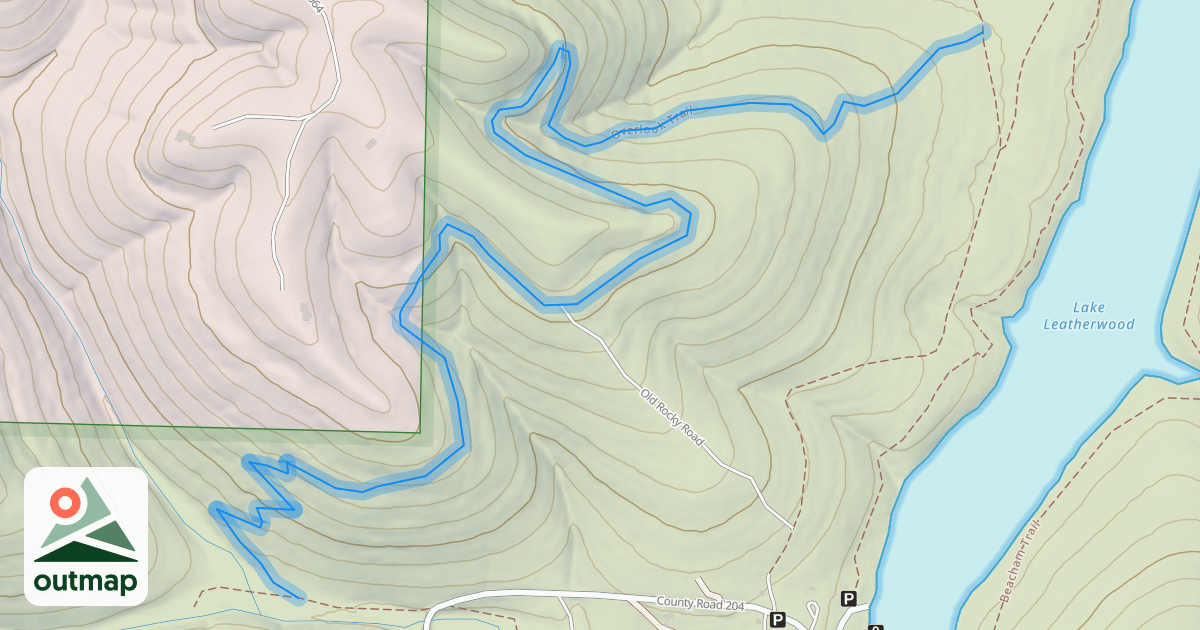 Map of Overlook Trail
